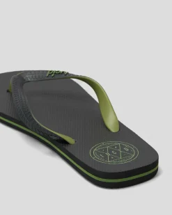 Lucid LCD Thongs Black/olive Sale