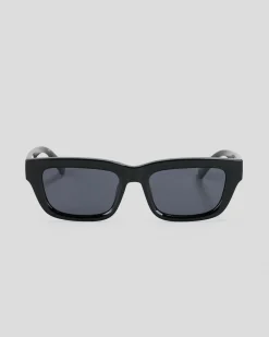 Le Specs Le Castle Polarised Sunglasses Black/ Smoke Mono Online