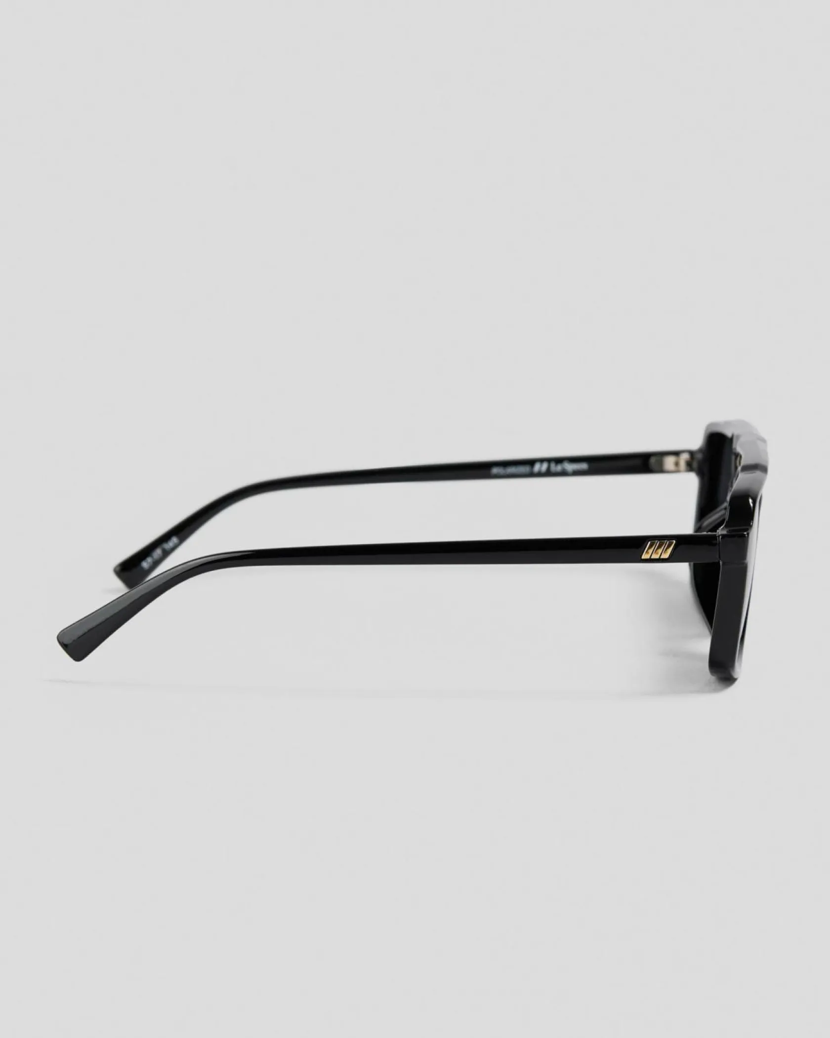Le Specs Le Gars Polarised Sunglasses Black/ Smoke Mono Hot
