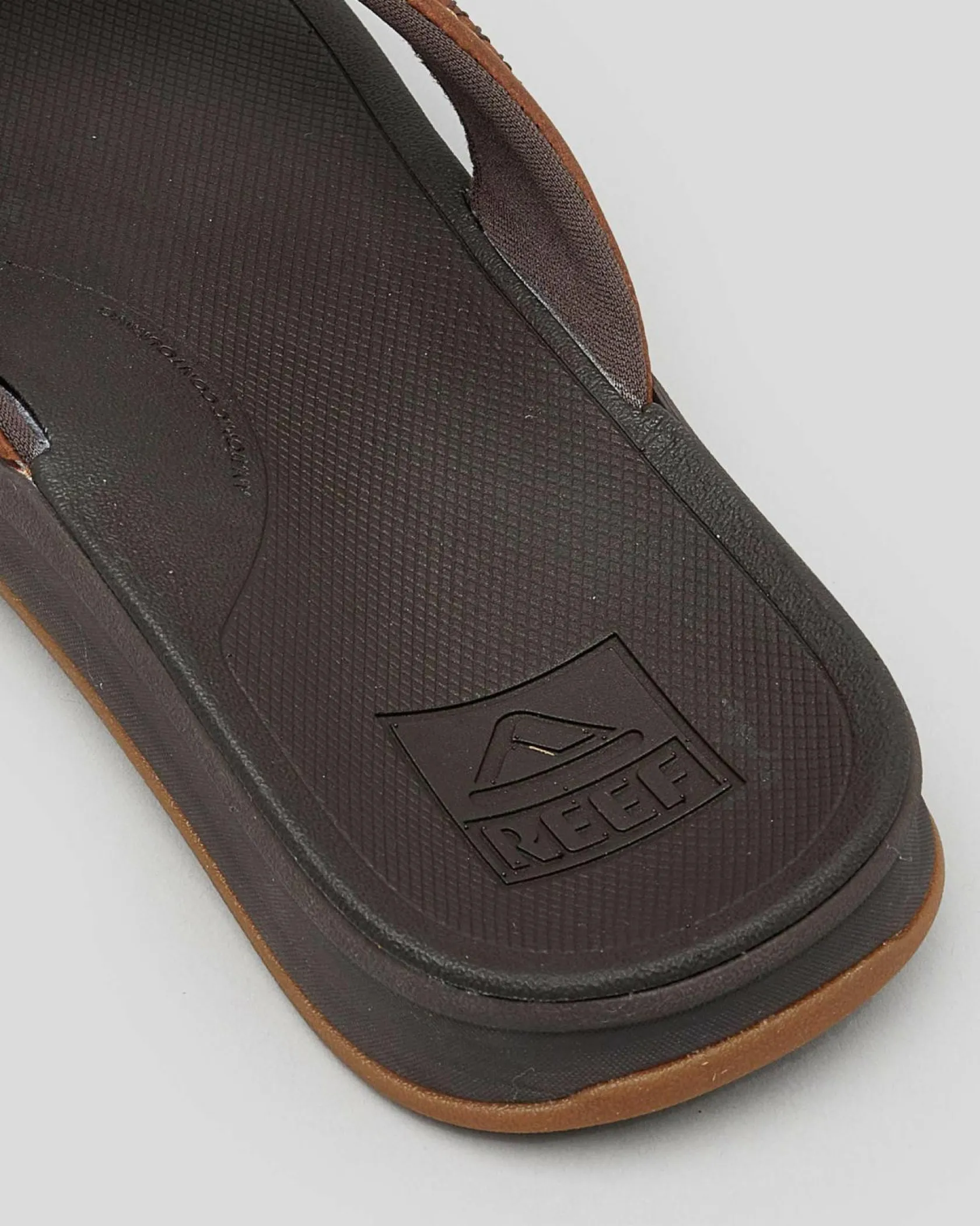 Reef Leather Ortho Coast Thongs Dark Brown Discount