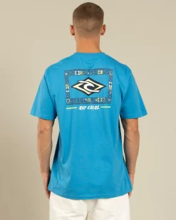 Rip Curl Legacy T-Shirt Northern Blue Clearance