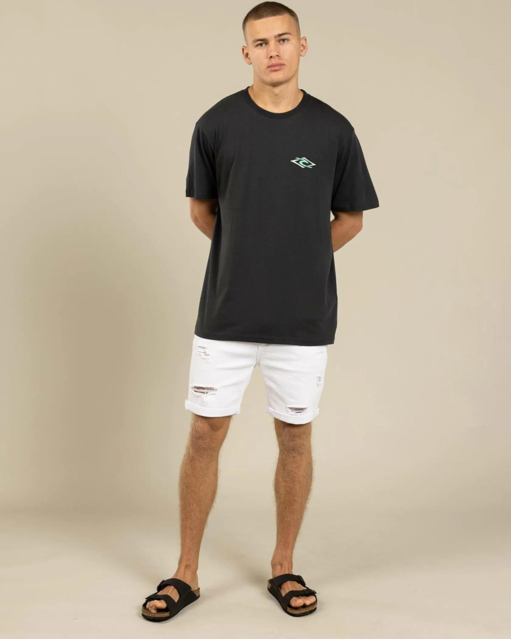 Rip Curl Legacy T-Shirt Washed Black Hot