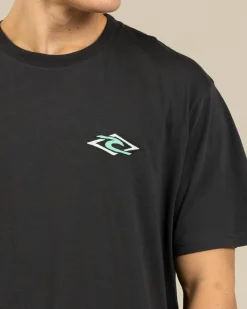 Rip Curl Legacy T-Shirt Washed Black Hot