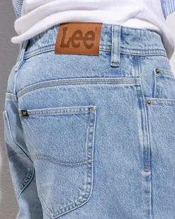 Lee L-Four Baggy Shorts Skybound Blue Online