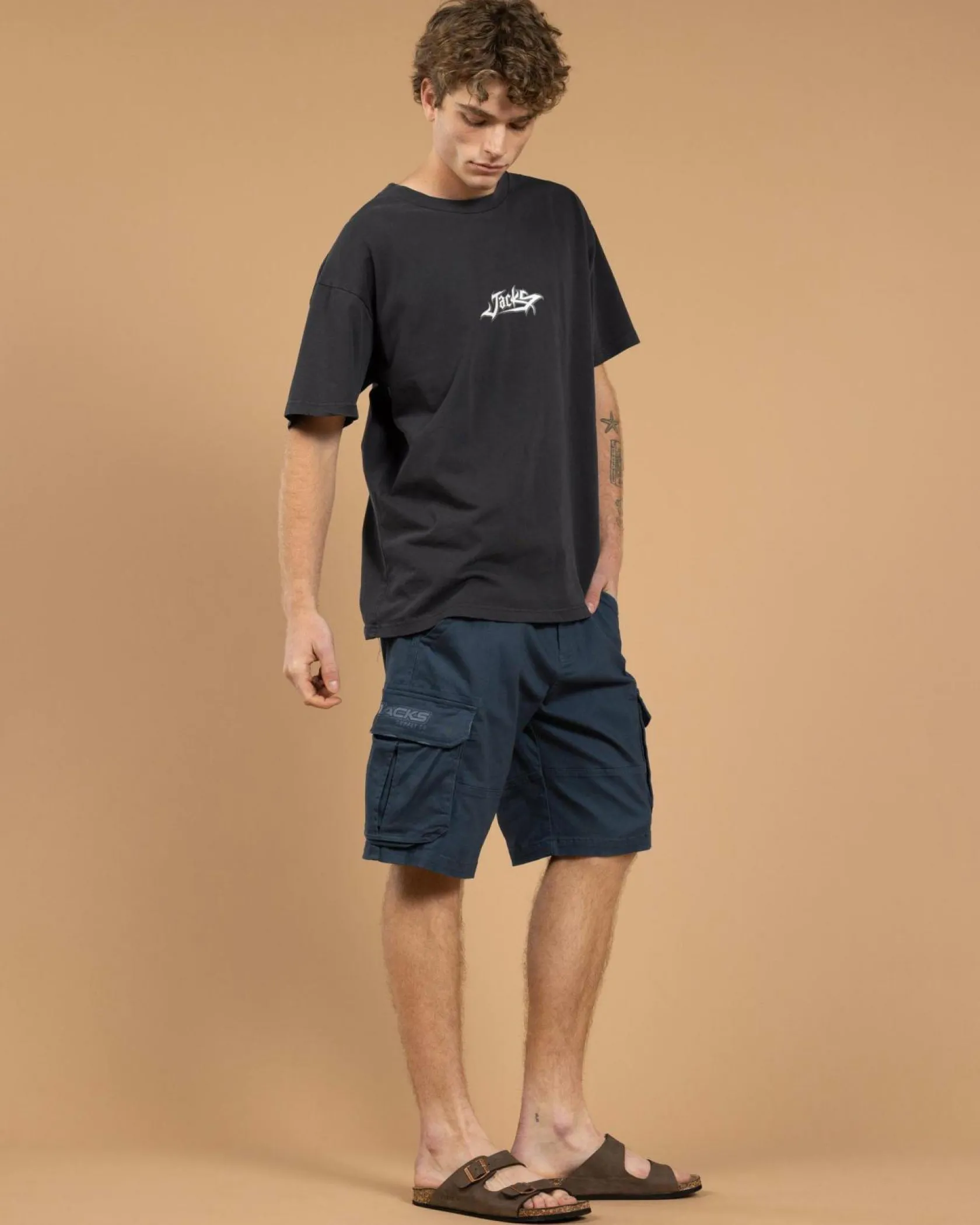 Jacks Limit Cargo Walk Shorts Slate Blue Best