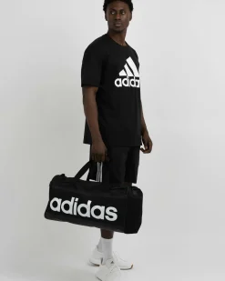 adidas Linear Duffel Bag Black/white Outlet