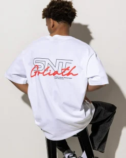 St. Goliath Link Script T-Shirt White Outlet