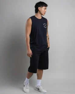 Dexter Live Fast Muscle Tank Black Acid Clearance