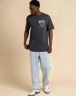 Kiss Chacey Live Forever Relaxed T-Shirt Pigment Asphalt Online