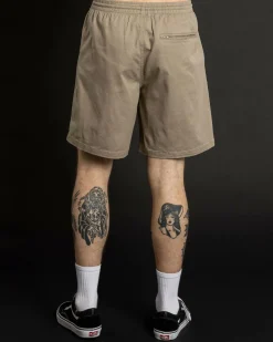 Dexter Local Elastic Waist Shorts Stone Outlet