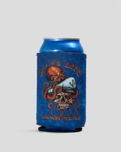 Salty Life Locked In Stubby Cooler Blue Mottle Sale