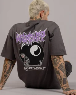 Worship Supplies Long Time T-Shirt Worn Black New
