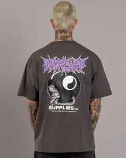 Worship Supplies Long Time T-Shirt Worn Black New