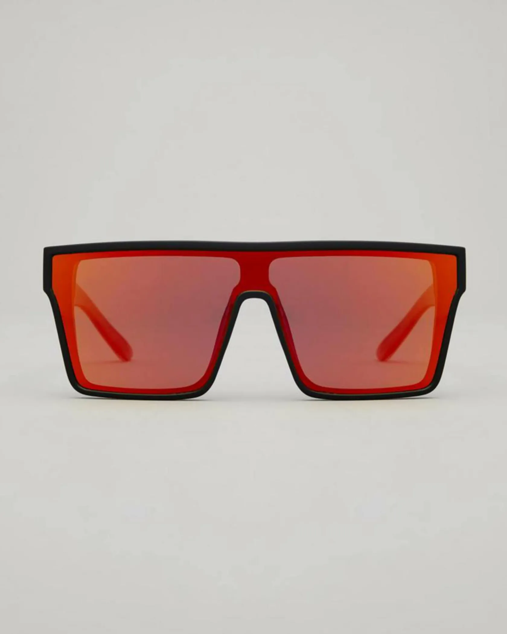 Sin Eyewear Loose Cannon Sunglasses Matte Black/red Flash Clearance