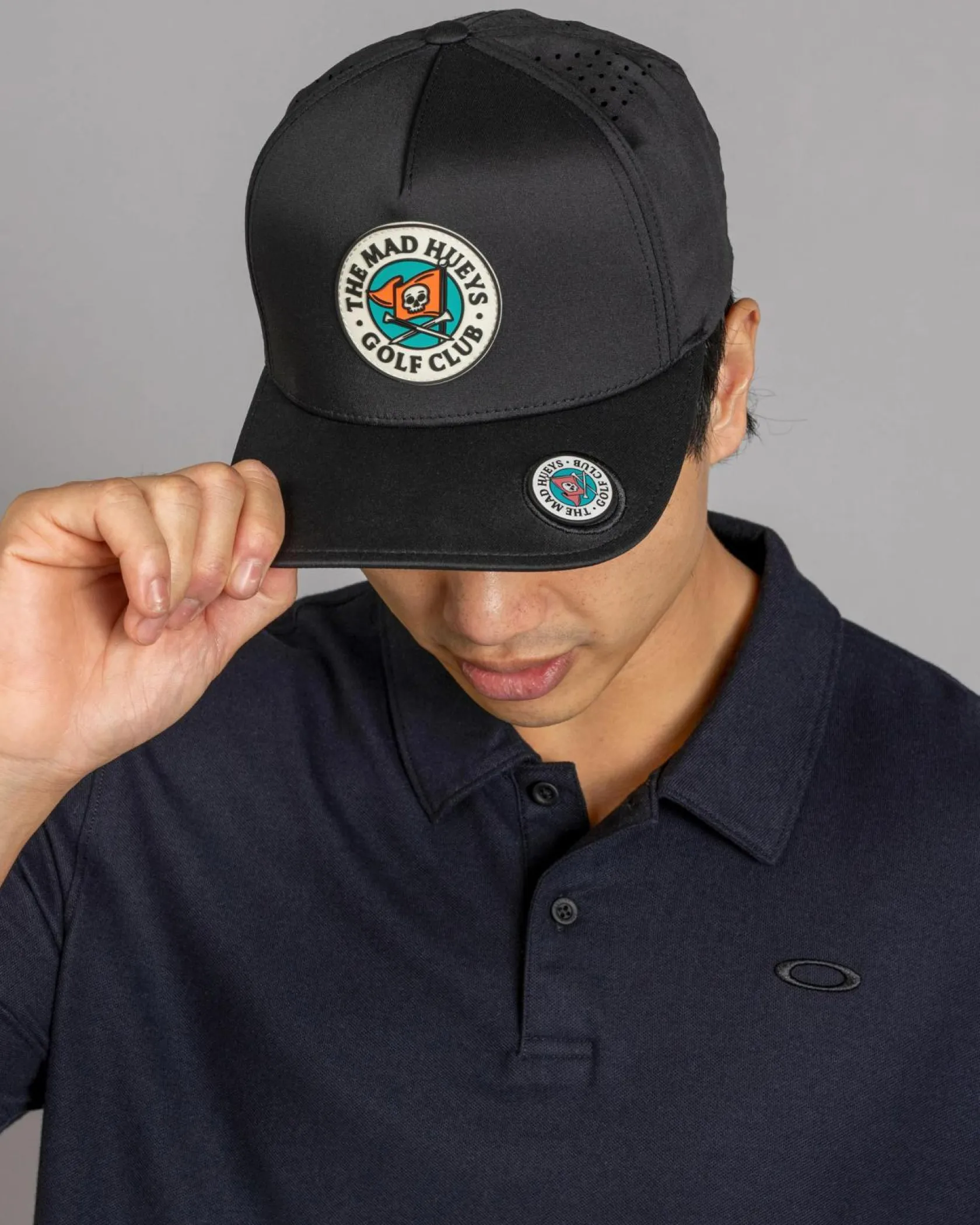 The Mad Hueys Loose Golf 110 Snapback Cap Black Sale