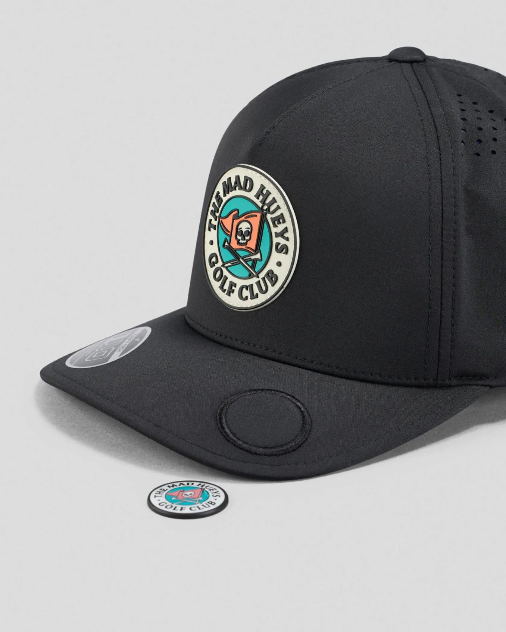The Mad Hueys Loose Golf 110 Snapback Cap Black Sale