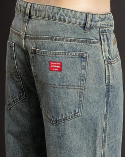 Worship Supplies Lounger Jeans Hazard Blue Hot