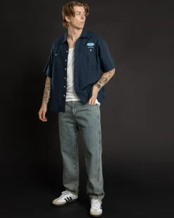 Worship Supplies Lounger Jeans Hazard Blue Hot