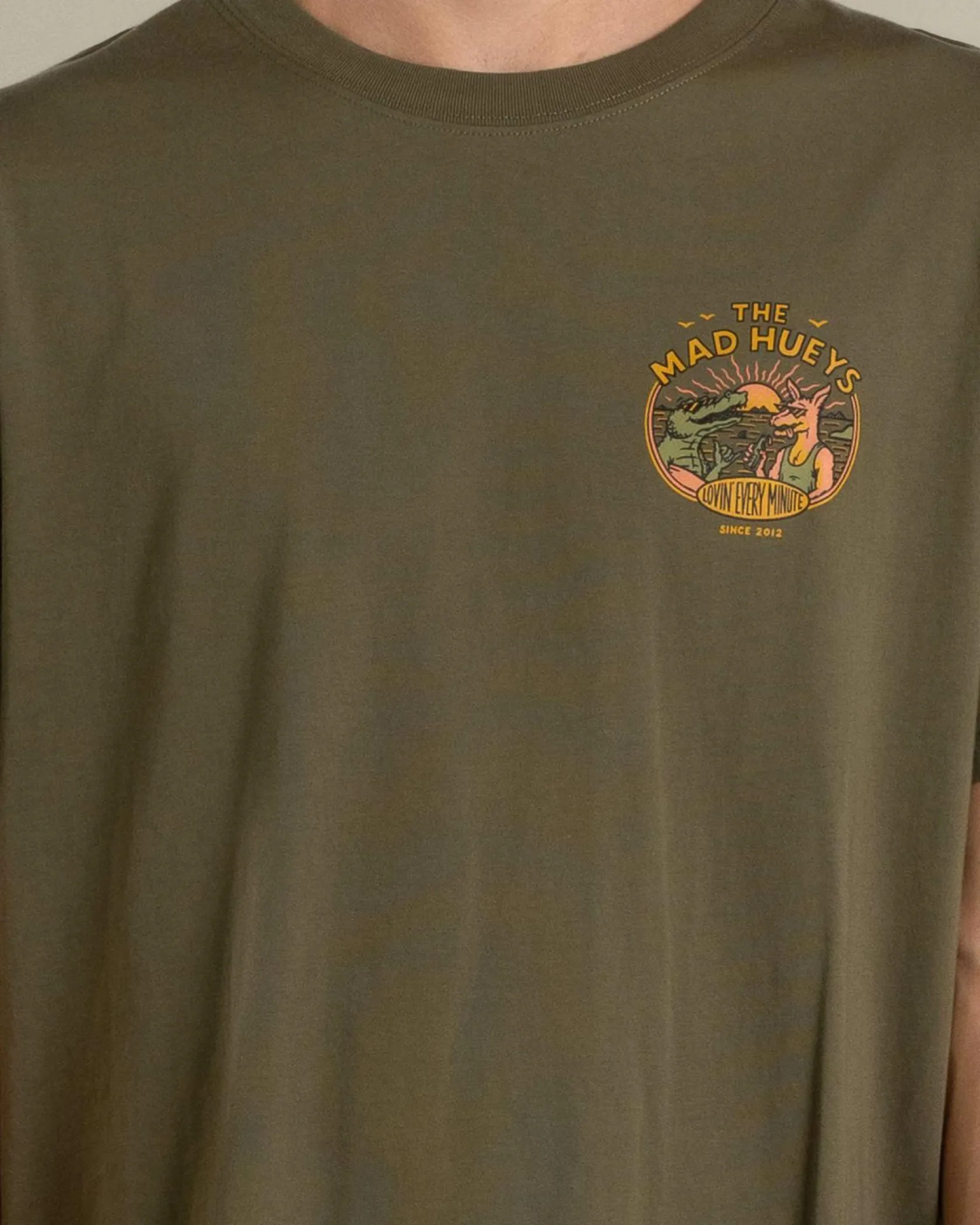 The Mad Hueys Lovin Every Minute T-Shirt Olive Best