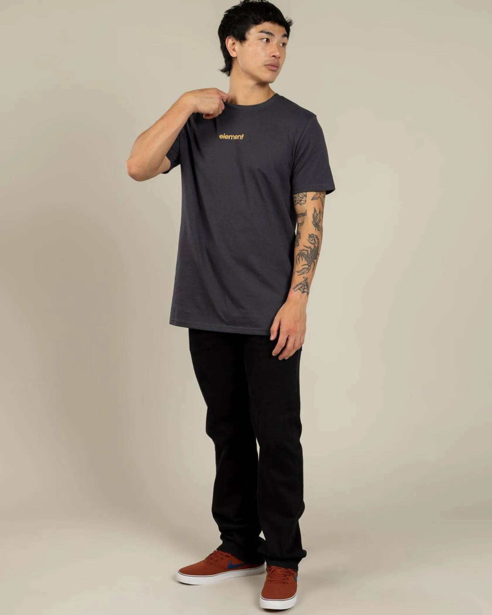 Element Lowcase T-Shirt Off Black Online
