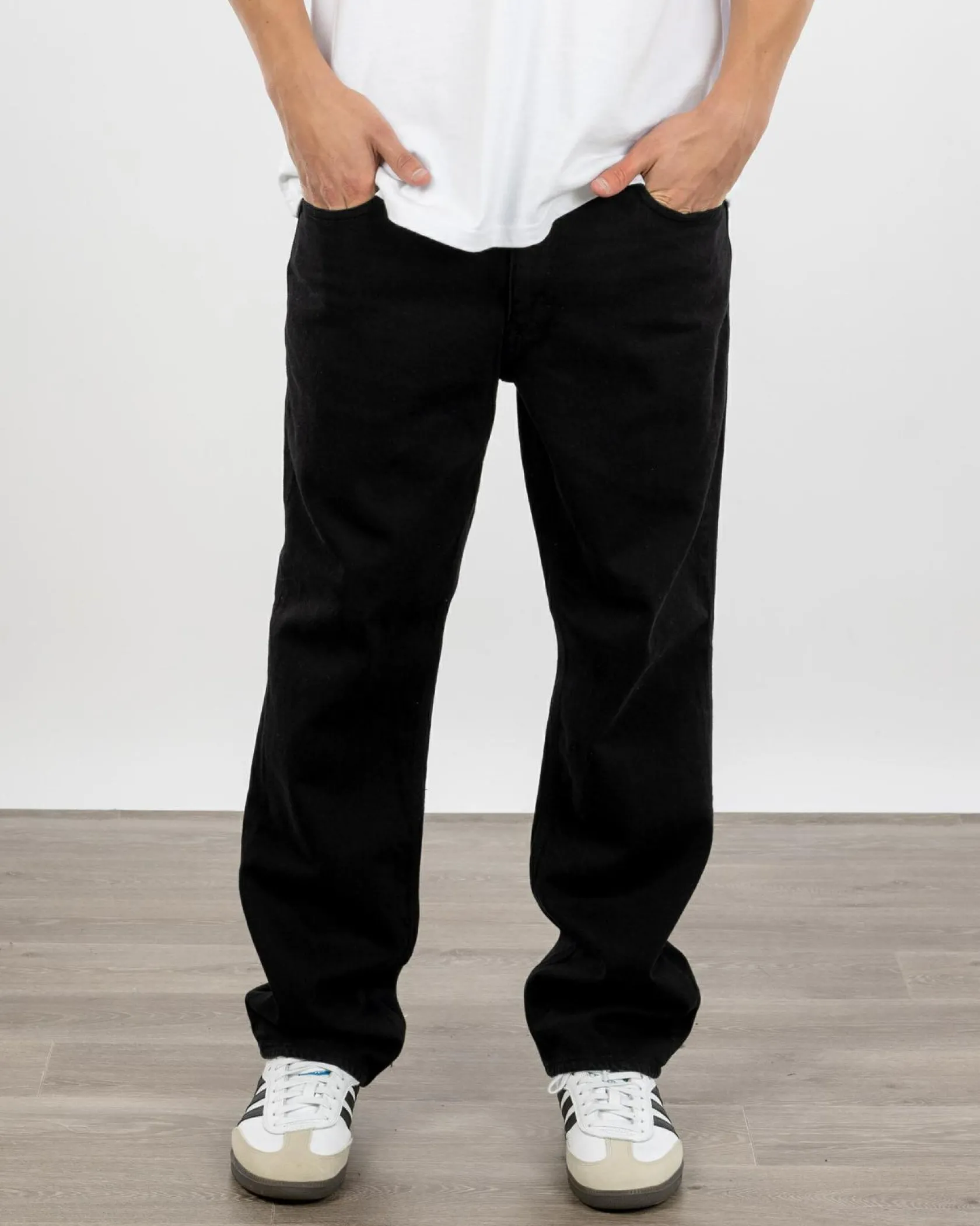 Lee L-Three Straight Jeans New Black New