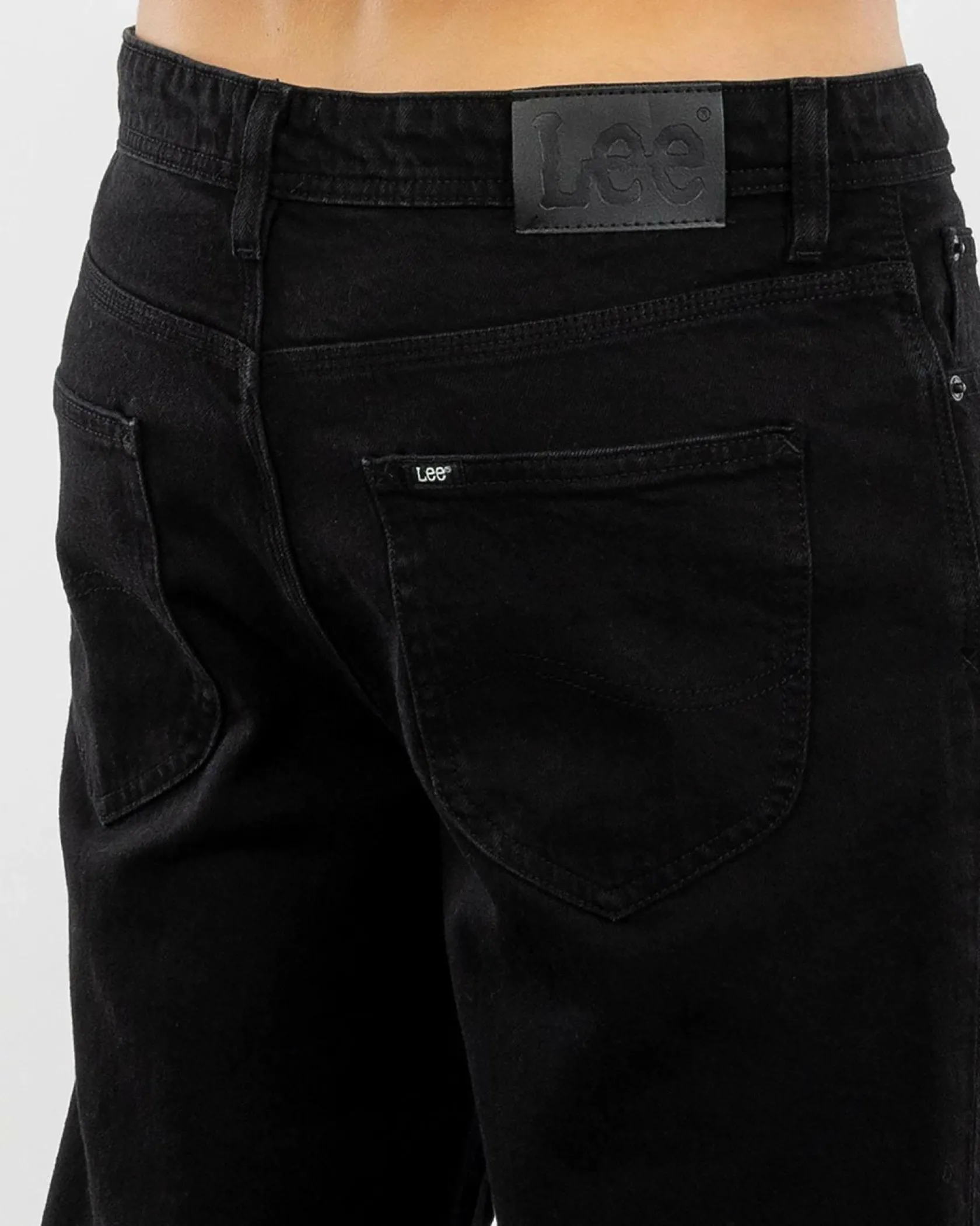 Lee L-Three Straight Jeans New Black New