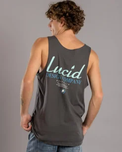 Lucid Lumina Singlet Charcoal New