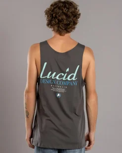 Lucid Lumina Singlet Charcoal New