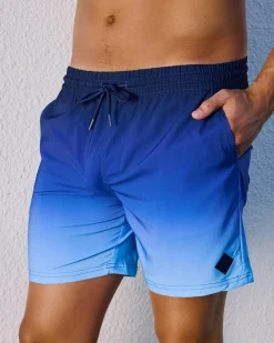 Skylark Luminous Elastic Waist Shorts Navy/blue Online