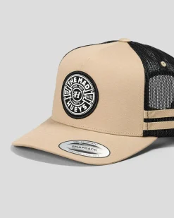 The Mad Hueys Mad Series Twill Trucker Cap Tan Sale