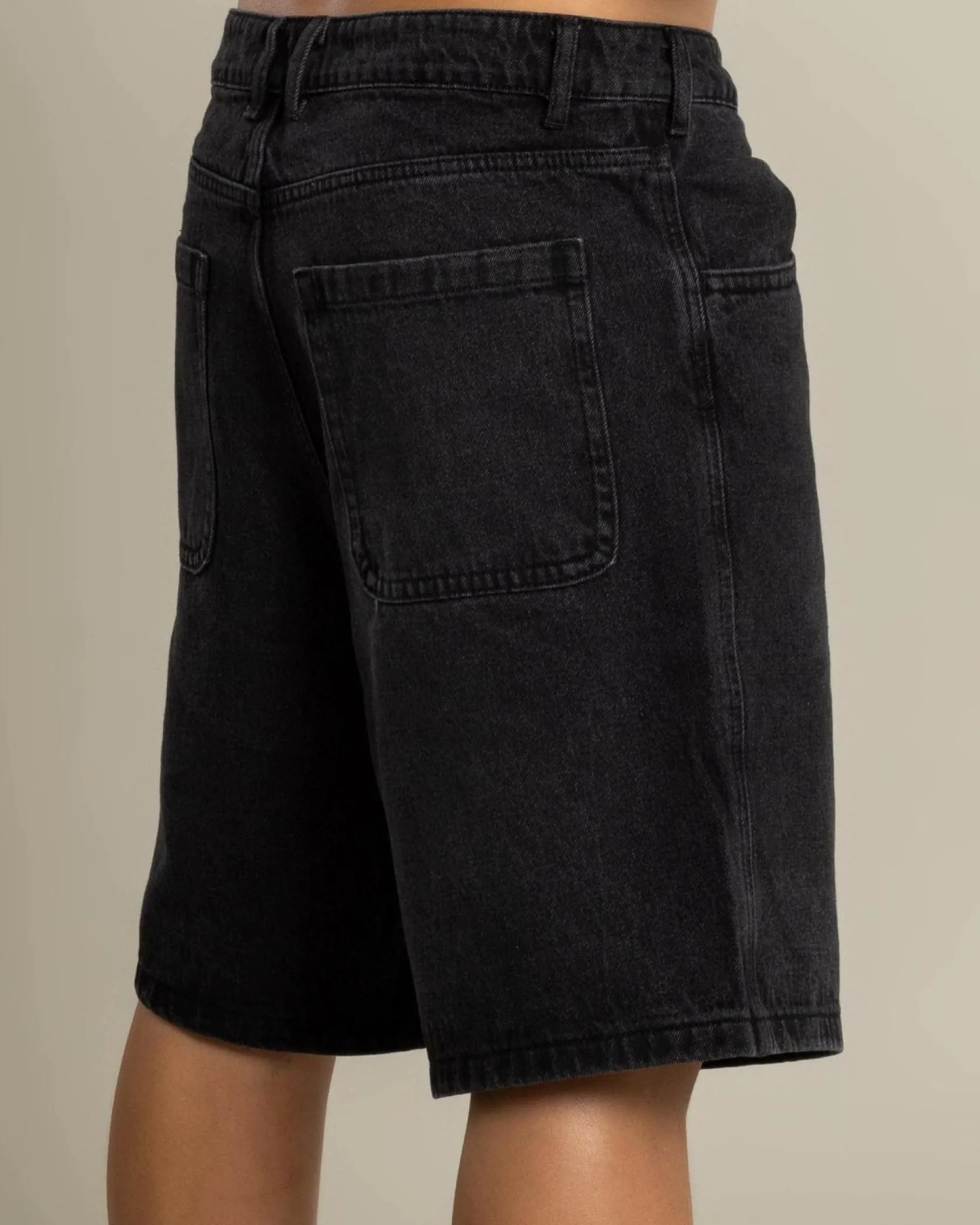 Jacks Magnify Denim Shorts Black Best