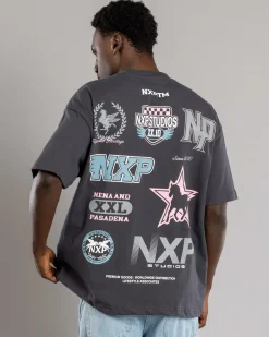 Nena & Pasadena Main Raptor T-Shirt Asphalt