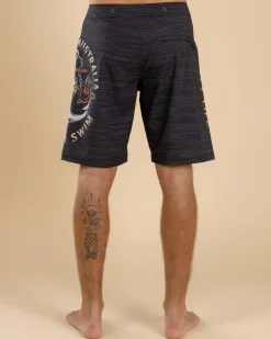 Salty Life Mainland Board Shorts Black New