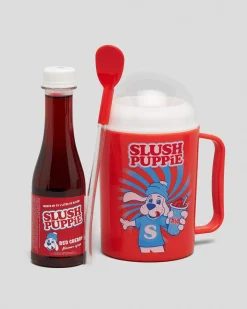 Slush Puppie Making Cup & Red Cherry Syrup Set Multi Online