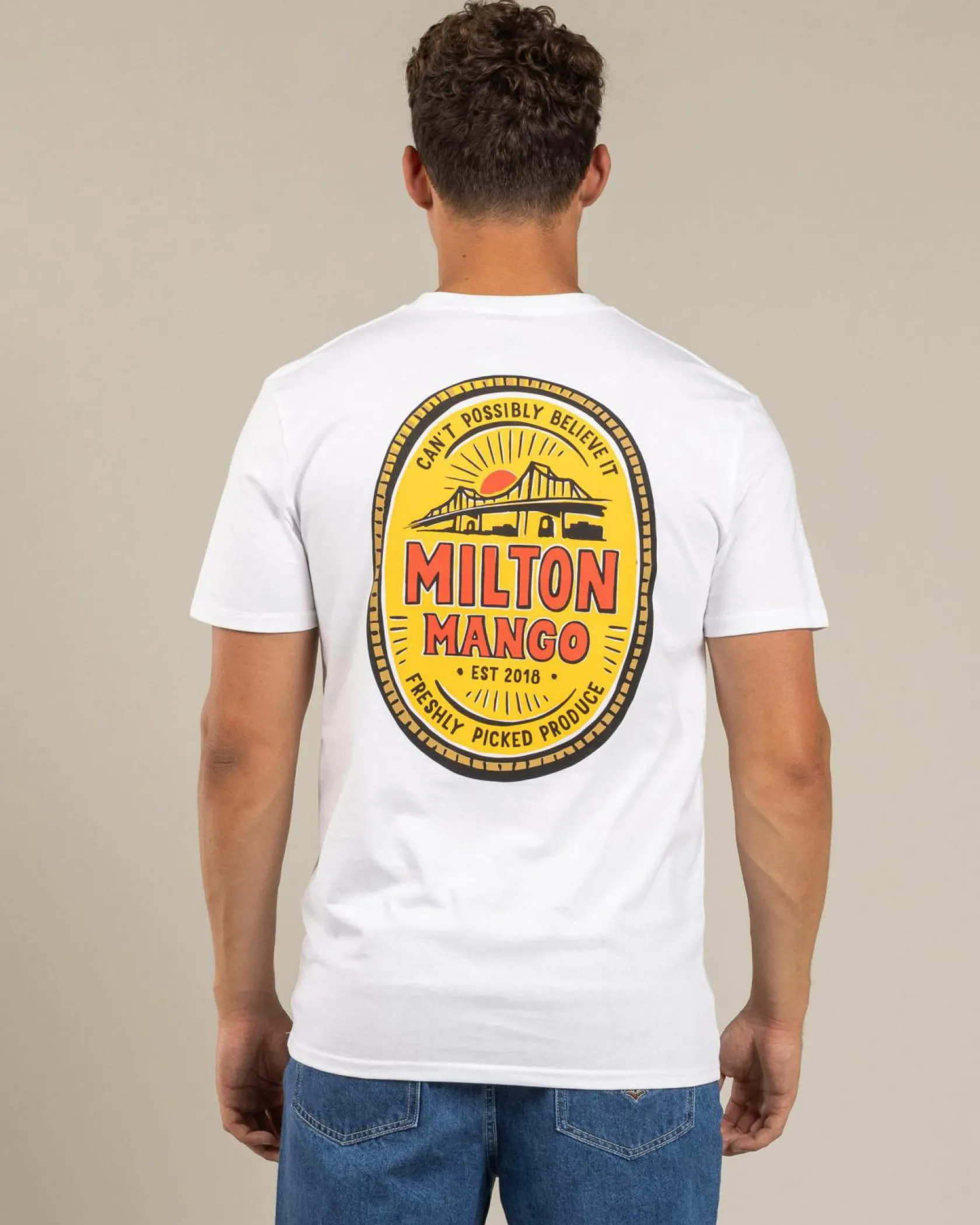 Milton Mango Mango Story T-Shirt White Clearance