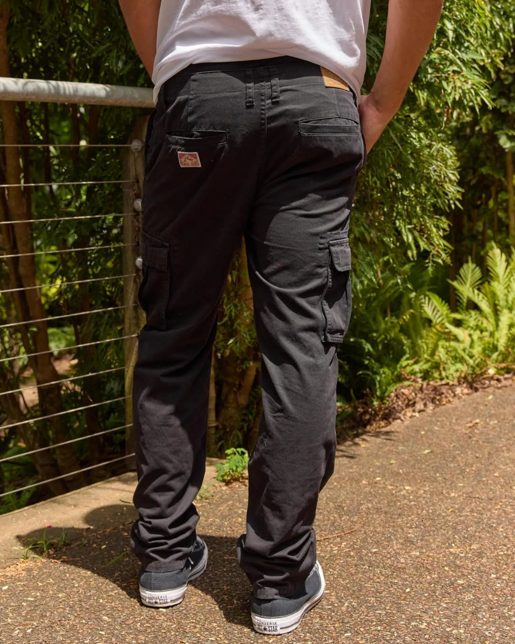 Rusty Manila Cargo Pants Black Hot