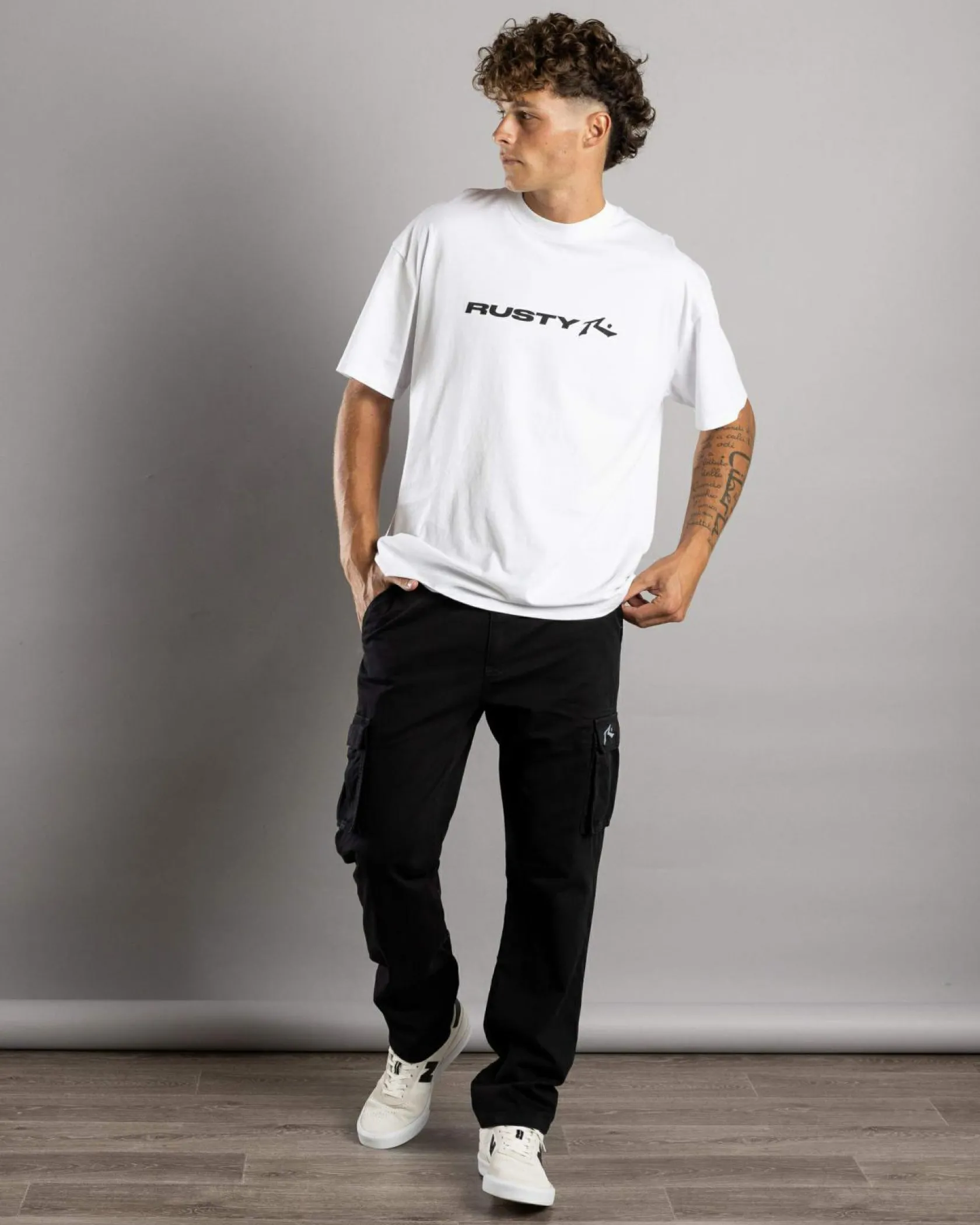 Rusty Manila Cargo Pants Black Hot
