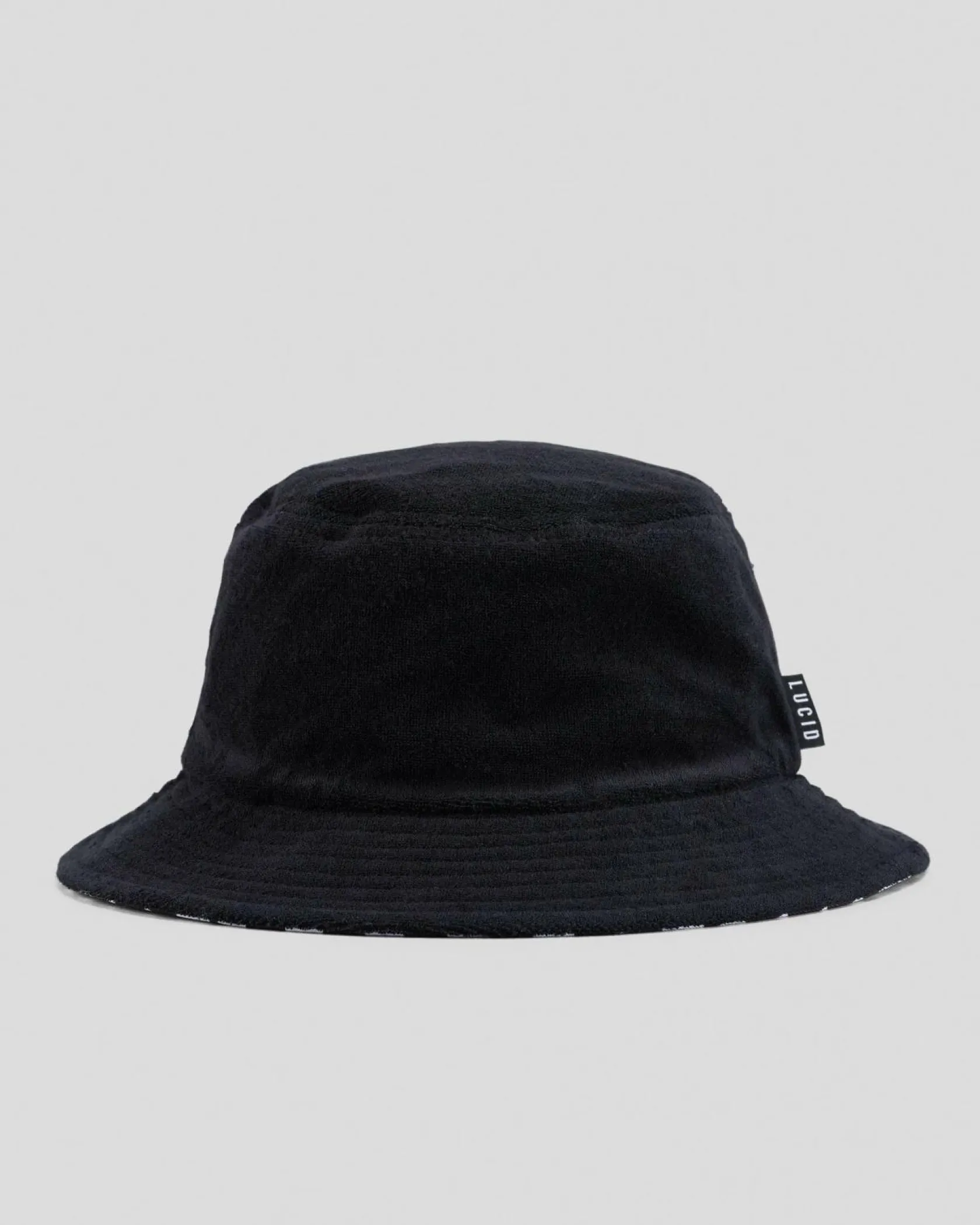 Lucid Masquerade Bucket Hat Black/white Checkerboard Sale