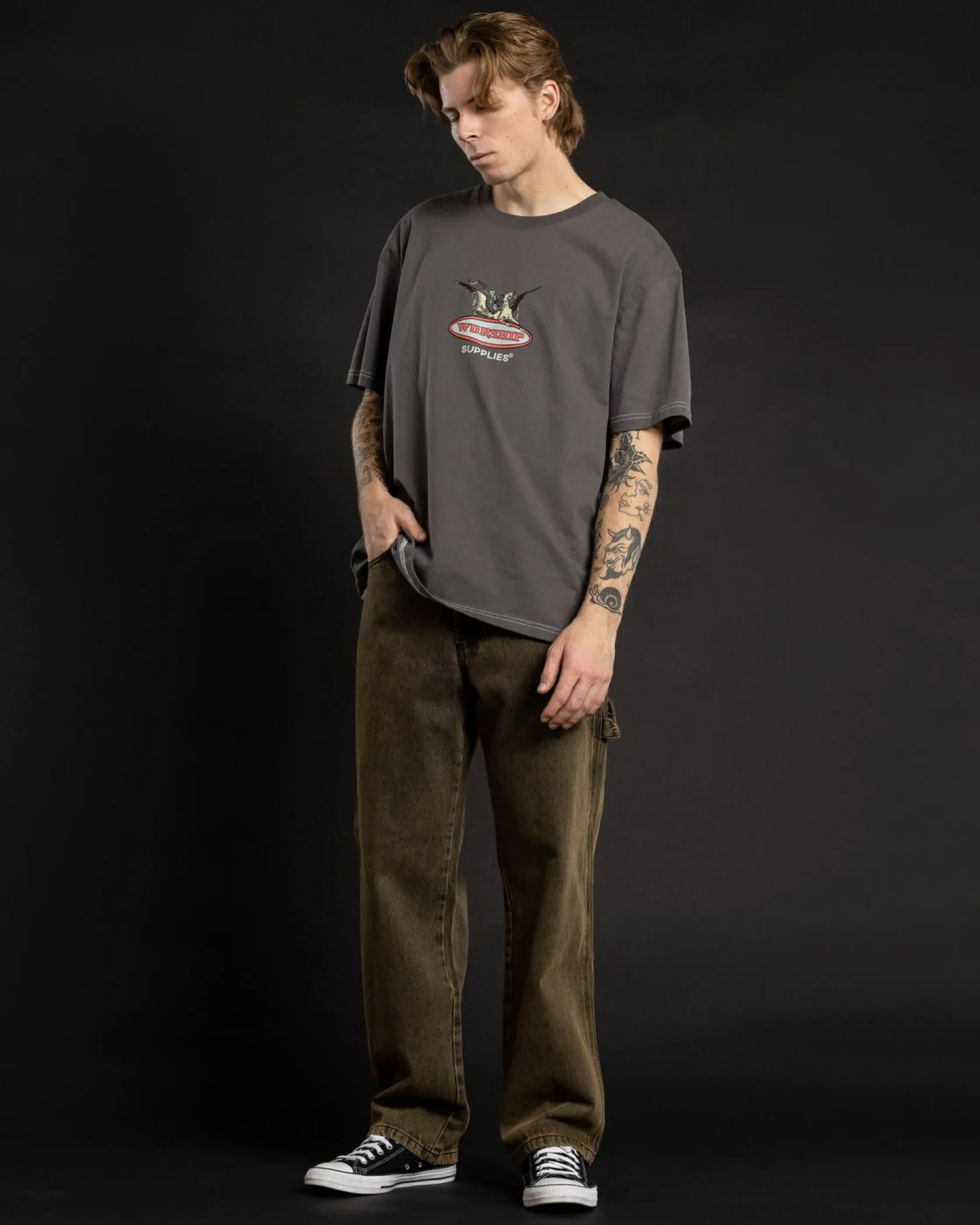 Worship Supplies Maybe Today Carpenter Jeans Sepia Rinse Discount