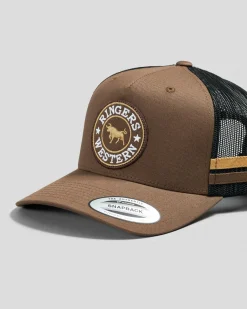 Ringers Western MCCOY Trucker Cap Chocolate Outlet