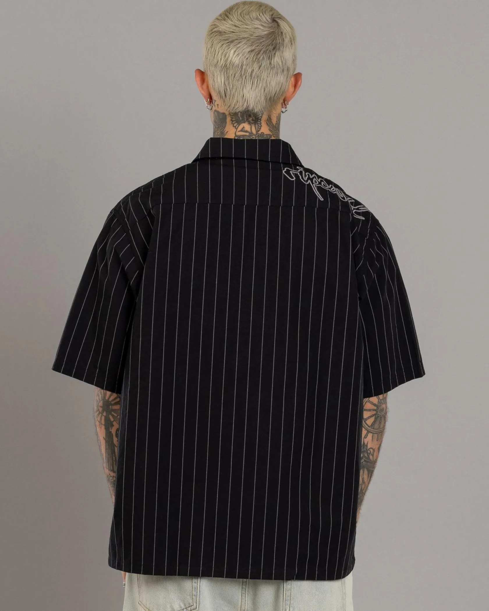 Rip Curl Medina Rip Script Short Sleeve Shirt Black Sale