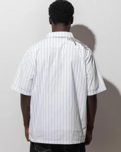 Rip Curl Medina Rip Script Short Sleeve Shirt White Hot