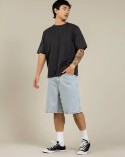 Rip Curl Medina Script Denim Walk Shorts Bleached Blue Online