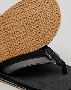 Billabong Mens' All Day Impact Thongs Black Outlet