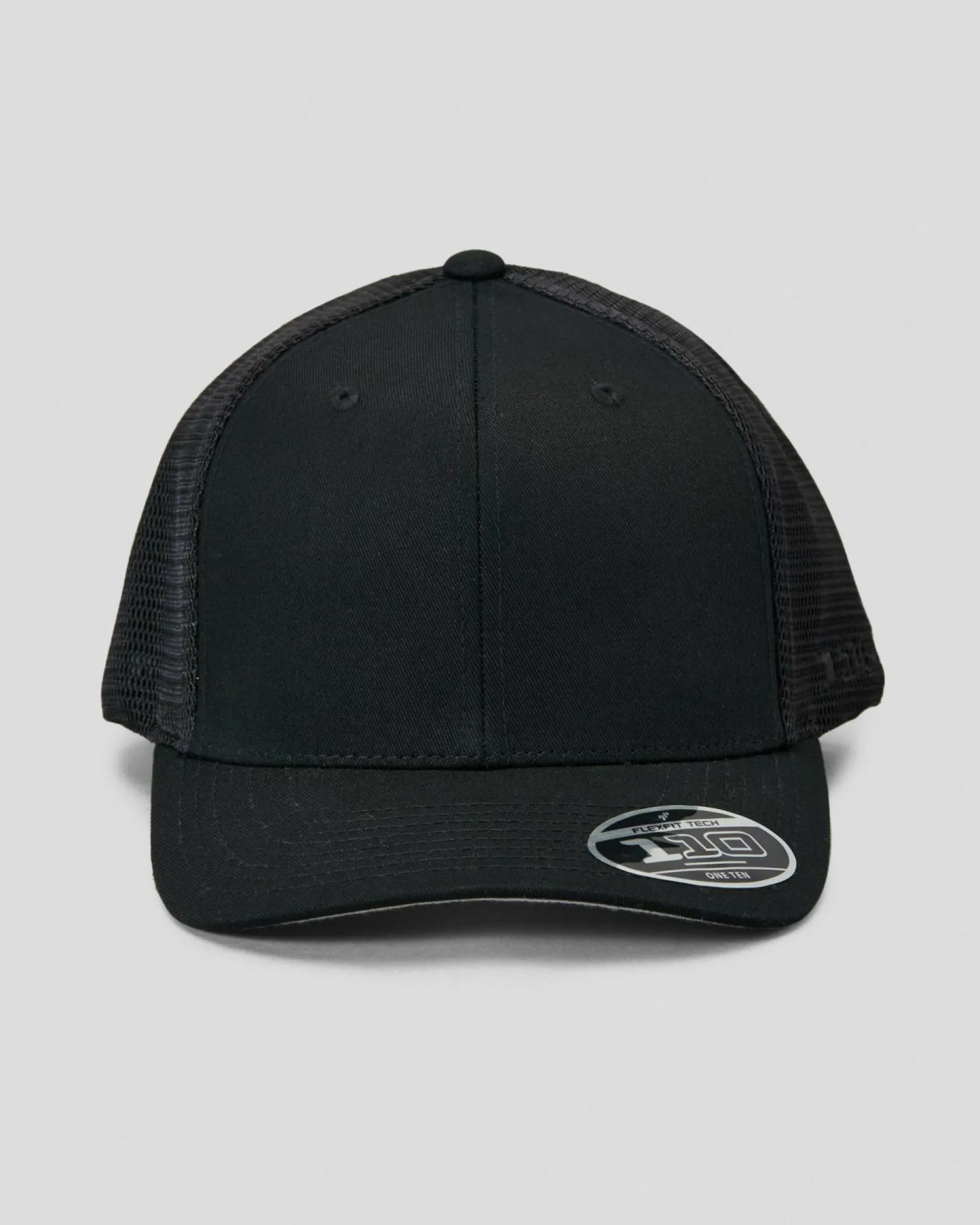 Flexfit Mesh Trucker Cap Black New