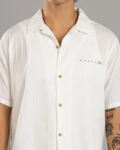 Rusty Mexican Wedding 2.0 Short Sleeve Shirt Ecru