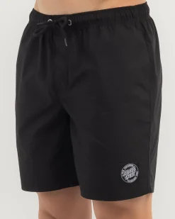 Santa Cruz MFG Dot Cruzier Solid Shorts Black Clearance
