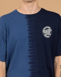 Santa Cruz MFG Dot T-Shirt Blue Tie Dye Best