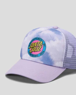 Santa Cruz MFG Retro Dot Cap Lavender Tie Dye Clearance