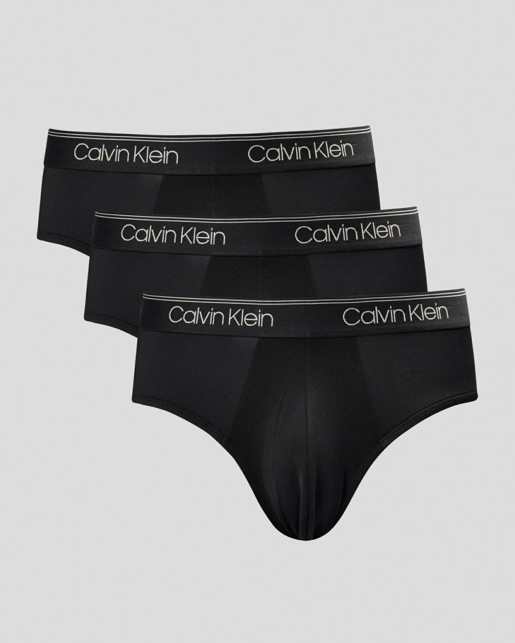 Calvin Klein Micro Stretch Hip Brief 3 Pack Black/black/black Best